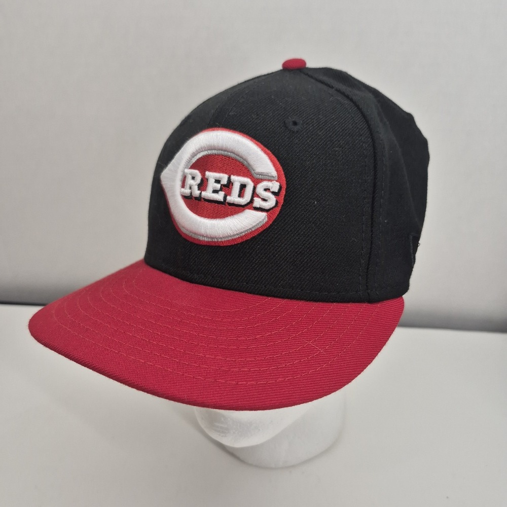 New Era 59Fifty Cincinnati Reds 7 1/4 Baseball Cap Stadium Patch 1970-2002